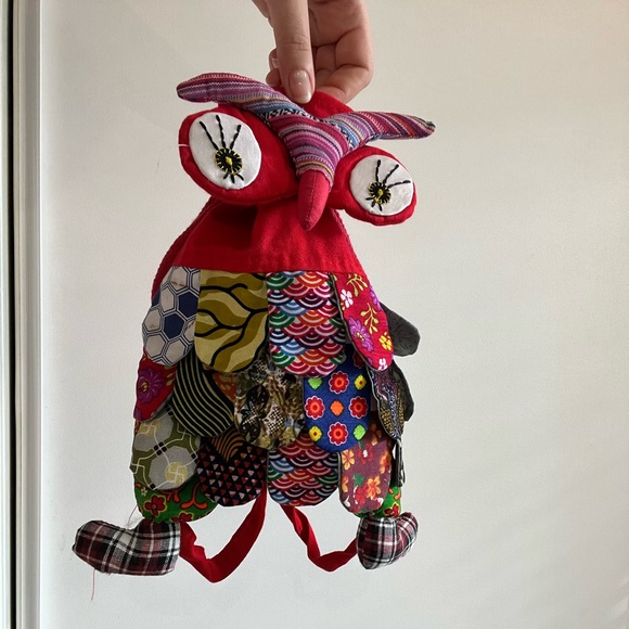 Patchwork Owl Bag - Picture 4 of 6